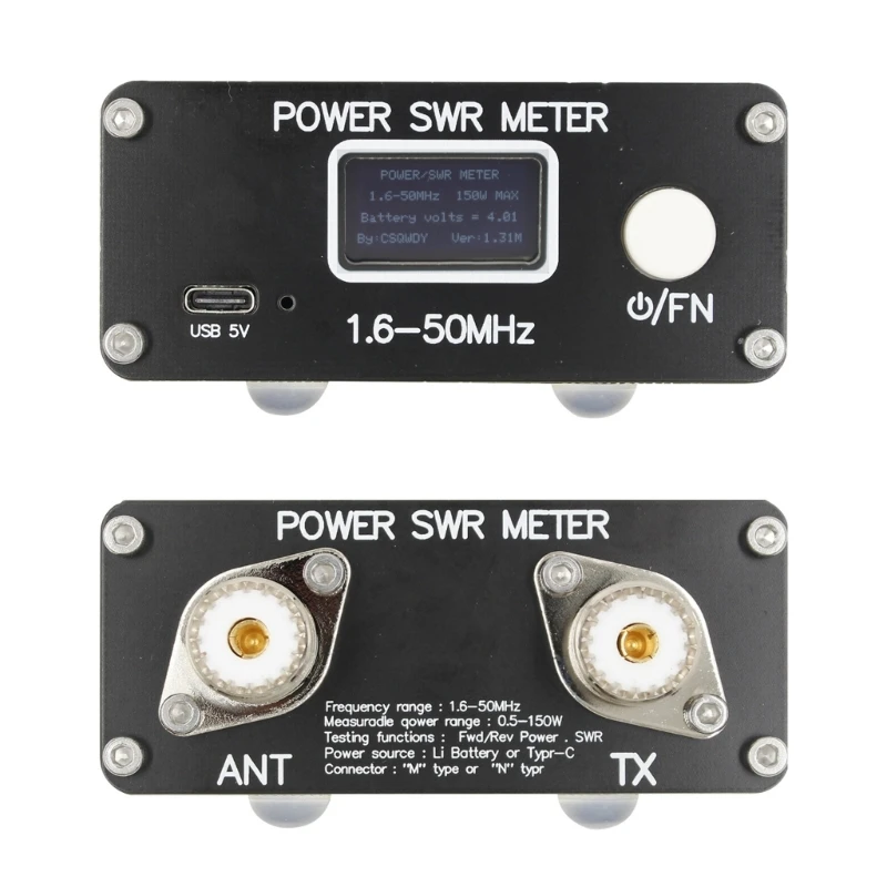 

Четкая связь QRP 150 Вт SWR антенна тюнер SWR измеритель мощности FM-CW/AM-SSB 1,0-99,9 стоящая волна-диапазон измерения