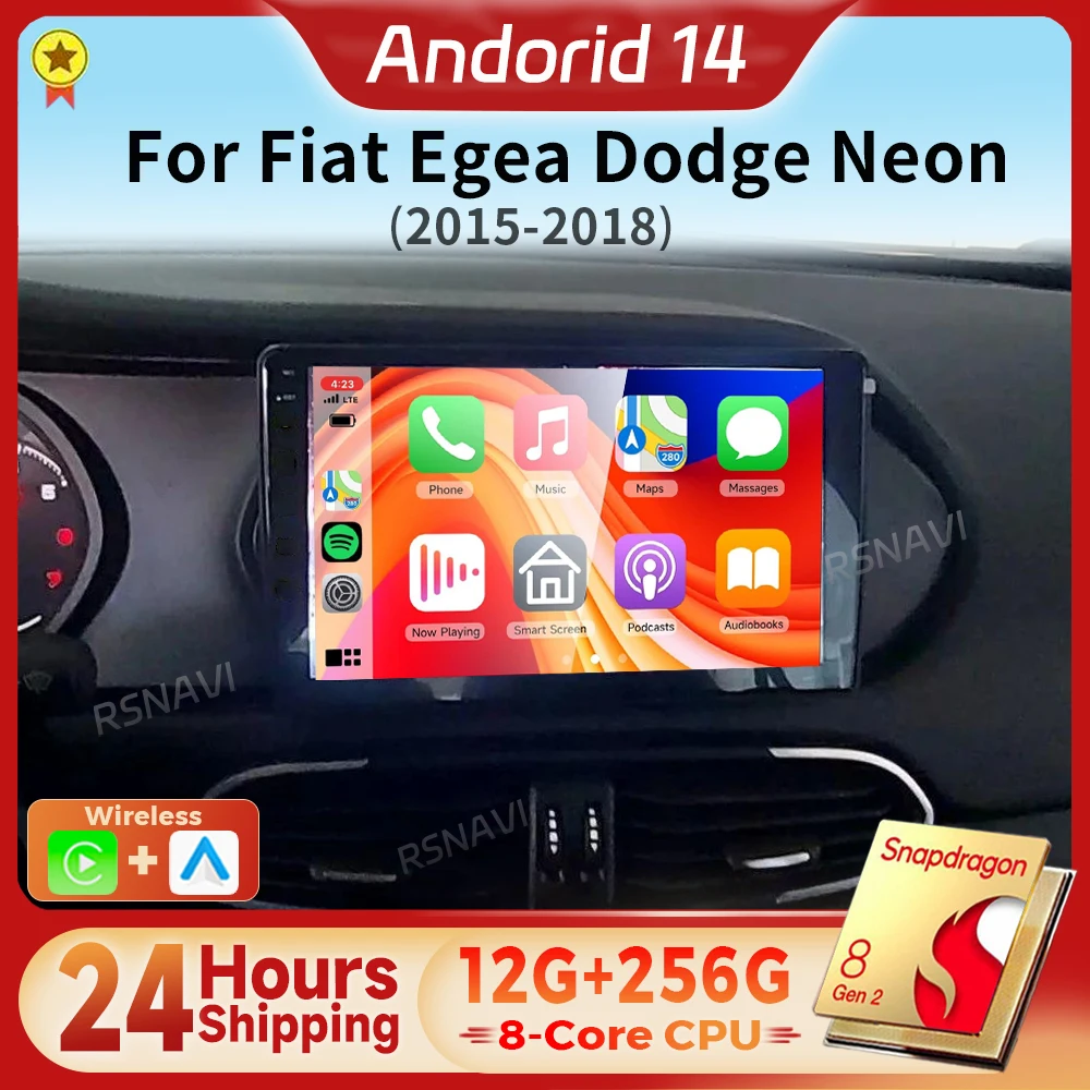 

Android 14 Carplay Auto Car Radio Multimedia Player For FIAT EGEA TIPO 2015 - 2018 E53 X5 M5 Autoradio Stereo 24-hour shipping