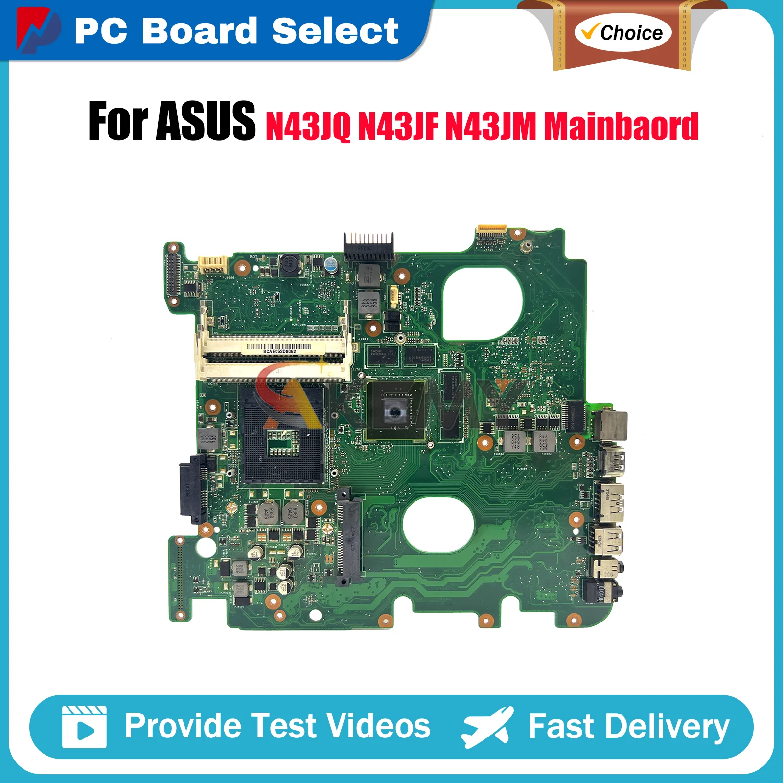 

Материнская плата для ноутбука N43JQ для ASUS N43JM N43J N43JQ N43JF, материнская плата для ноутбука, этот товар есть в наличии, 100% тестирование, ОК, быстрая доставка