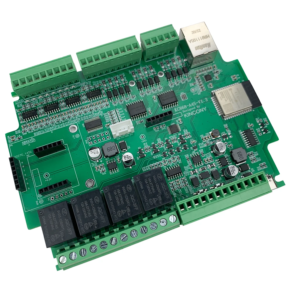 

KC868-A4S Integrated with ESP32 Supports Ethernet and WIFI Communication with 12ch Digital Inputs and 8ch 0-10V Analog Outputs