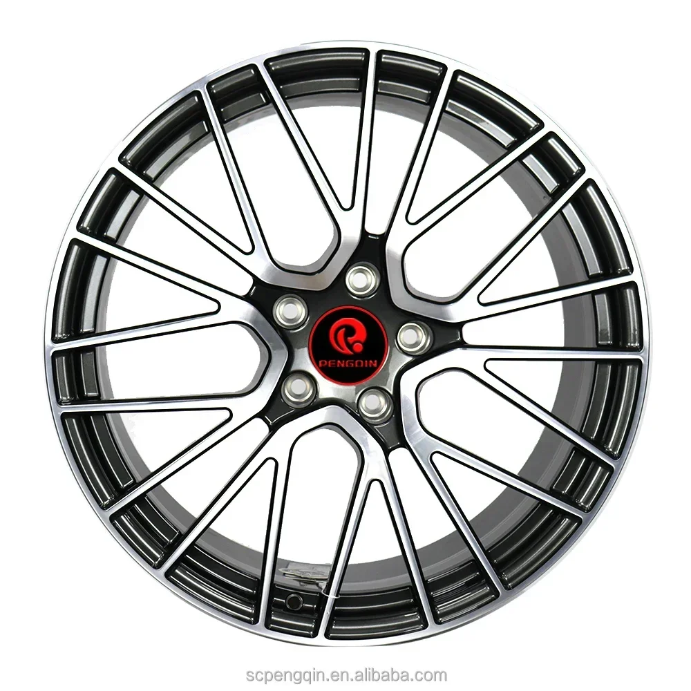 passenger car tyre wheel tires Car Multi Spoke Gunmetal Machine Face cars parts 5 Holes 5x130 rim Alloy Wheels Rims 21inch e60