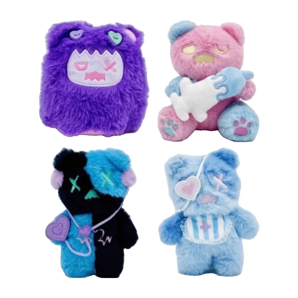 

ShinWoo Ragbear Clinic Blind Box Cute Plush Action Figure Mystery Box Anime Figures Character Cartoon Keychain Collection Model