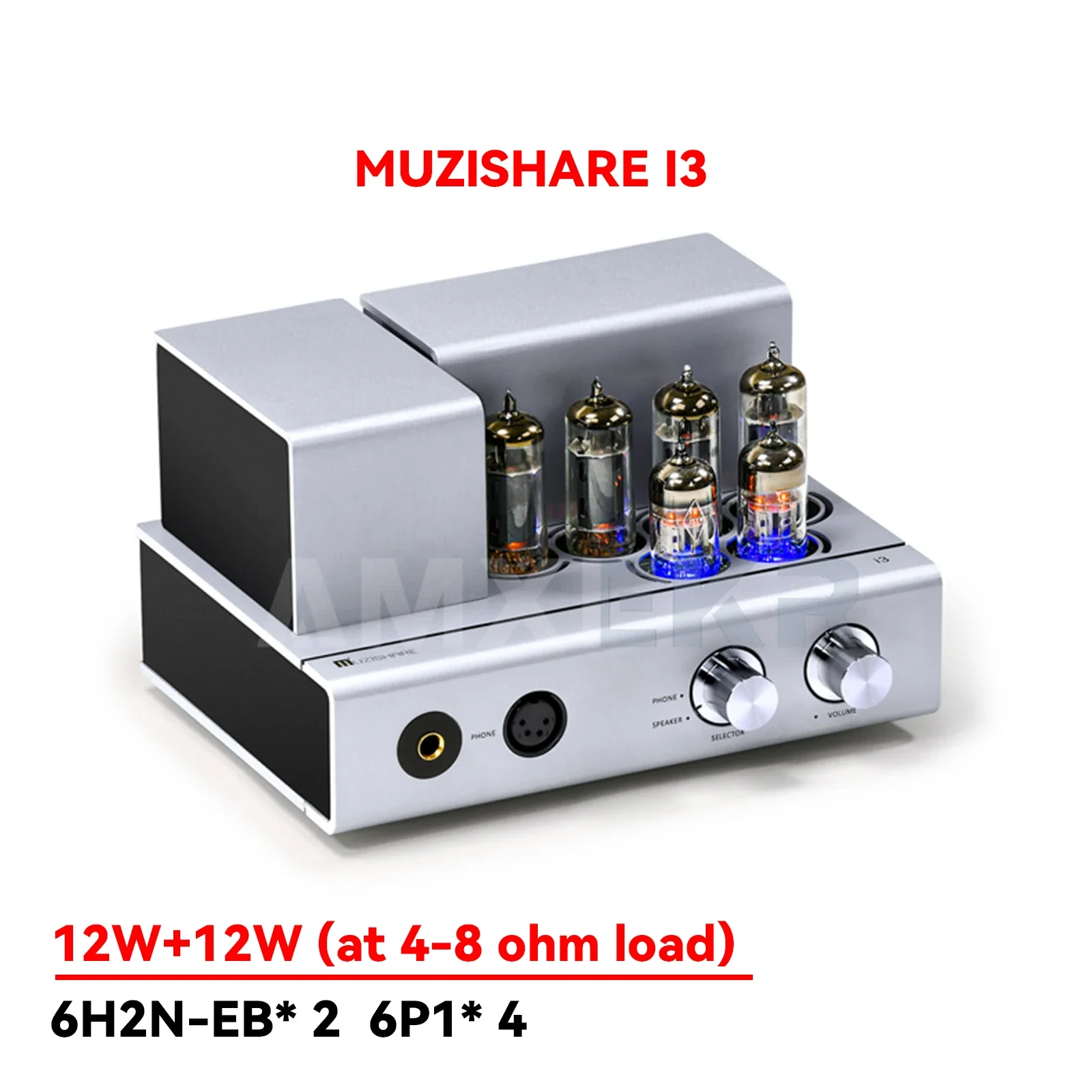 

Вакуумный трубчатый усилитель мощности MUZISHARE I3, 22 Вт * 2, усилитель для наушников, Bluetooth, Hi-Fi, ламповый усилитель класса A