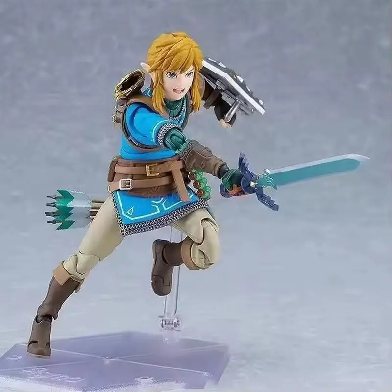 Nieuwe Figma 626 Link Tranen Van Het Koninkrijk Link 626 Dx Op Voorraad Anime Action Collection Figures Model Speelgoed Kids Gift