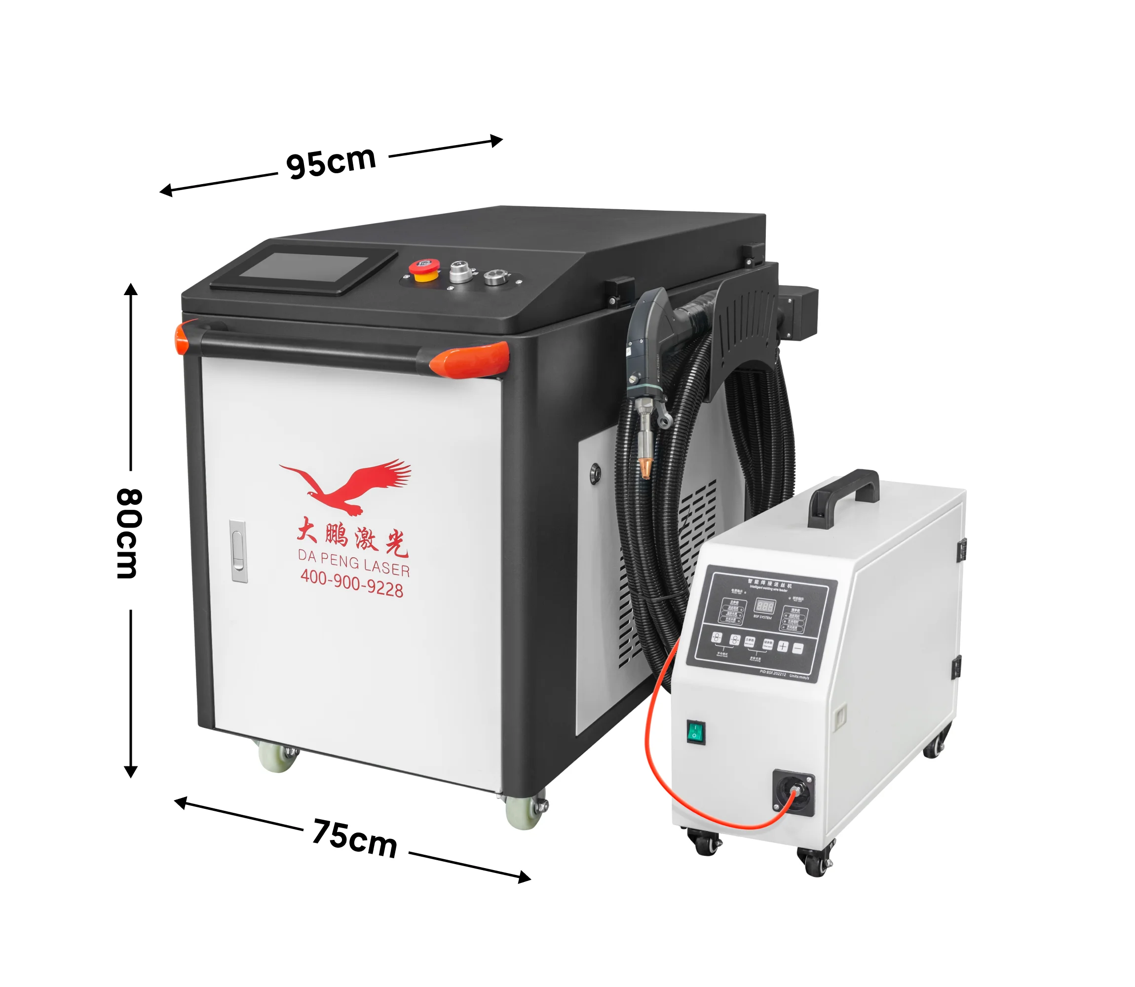 Portable Handheld Fiber Laser Welding Machine with Long Service Life for Steel Welding