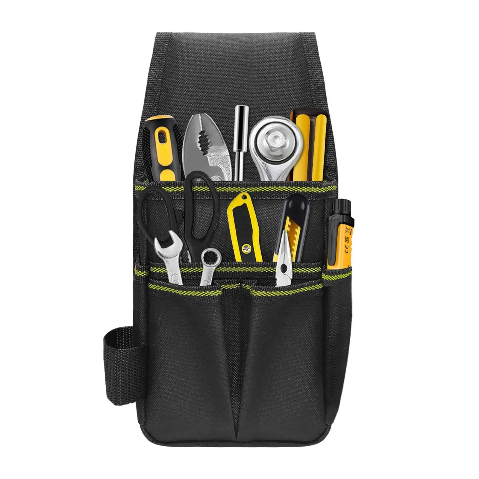 Tool Belt Bag Organizer Electrician Tools Bag Canvas with Multiple Pockets Belt Tool Storage Bag for Plumbing Gardening Florists