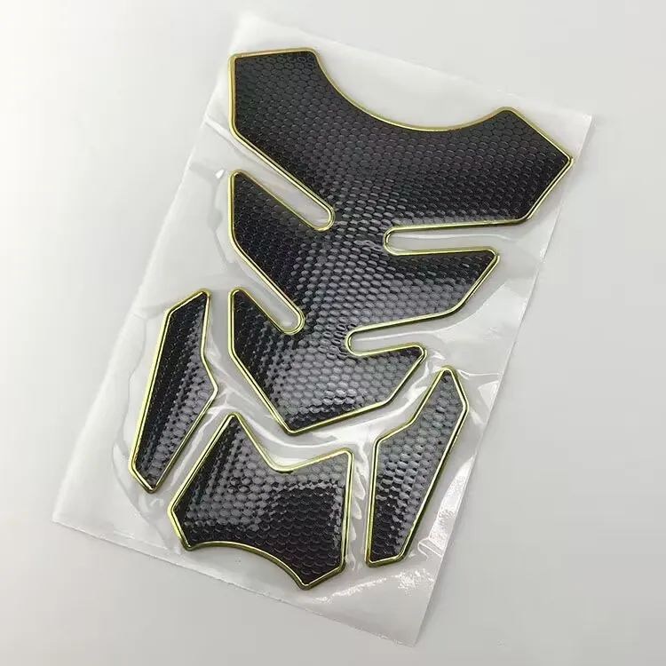 สติกเกอร์ Fishbone 3D ถังสติกเกอร์น้ํามันแก๊ส Protector ตกแต่งเปลวไฟสําหรับกรณี Ih สําหรับ BMW C600Sport C650Sport มอเตอร์