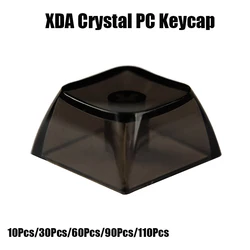XDA Crystal PC Keycap Gaming Mechanical Keyboard Blank Full Clear 1U 1X Blacklit Key Cap XDA Profile Shine Through Switch Tester