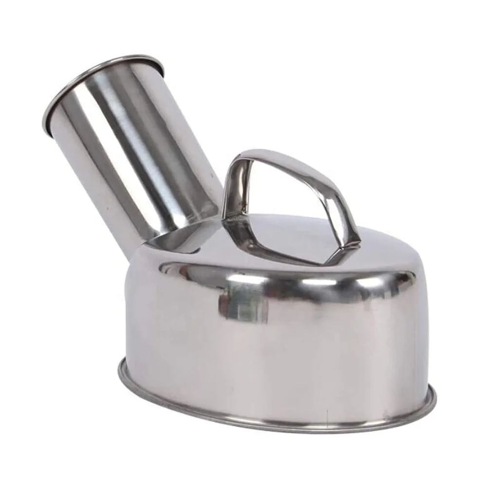 Professional Handheld Hospital Use Urinal Elderly Male Female Thickened 304 Stainless Steel