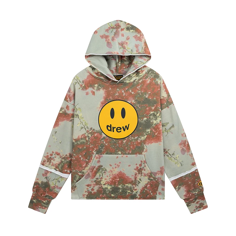 Drew House New Hoodies Streetwear Print Graphic Hoodie Men Hip Hop Pullover Sweatshirt Unisex Couple Casual Hoodie Sweatshir