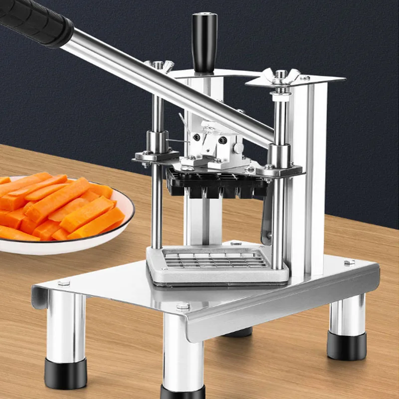ماكينة تقطيع البطاطس المقلية اليدوية، ماكينة تقطيع البطاطس والخيار والفجل والبصل العمودي