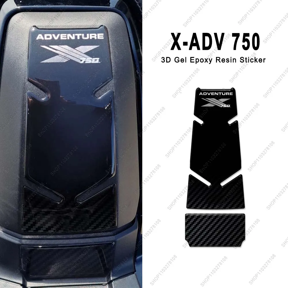 Motorcycle Accessories Tank Pad Protector Covers 3D gel Resin Stickers for XADV X ADV 750 2025