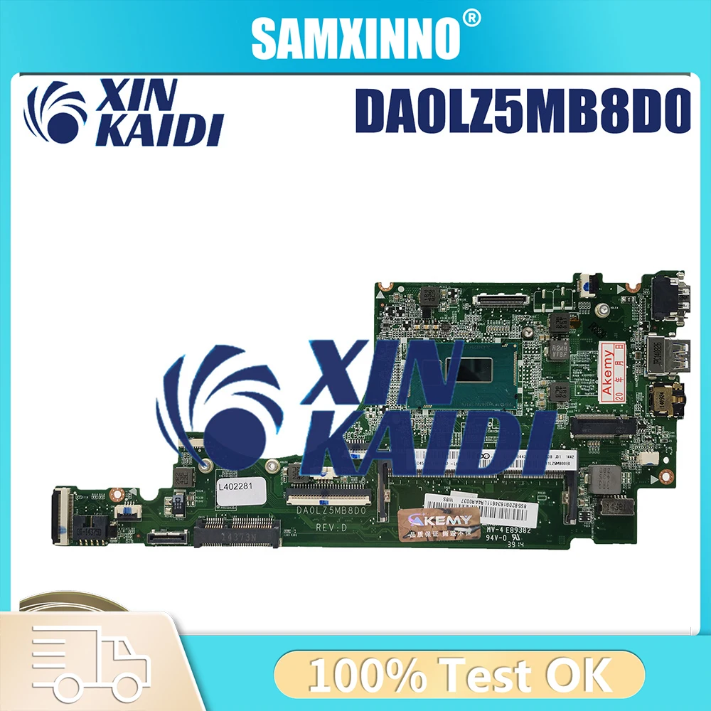 

Материнская плата для ноутбука Lenovo Ideapad U330 U330P U330T DA0LZ5MB8D0 с материнской платой процессора i5-4200U DDR3, полностью протестирована, ОК 18747-1