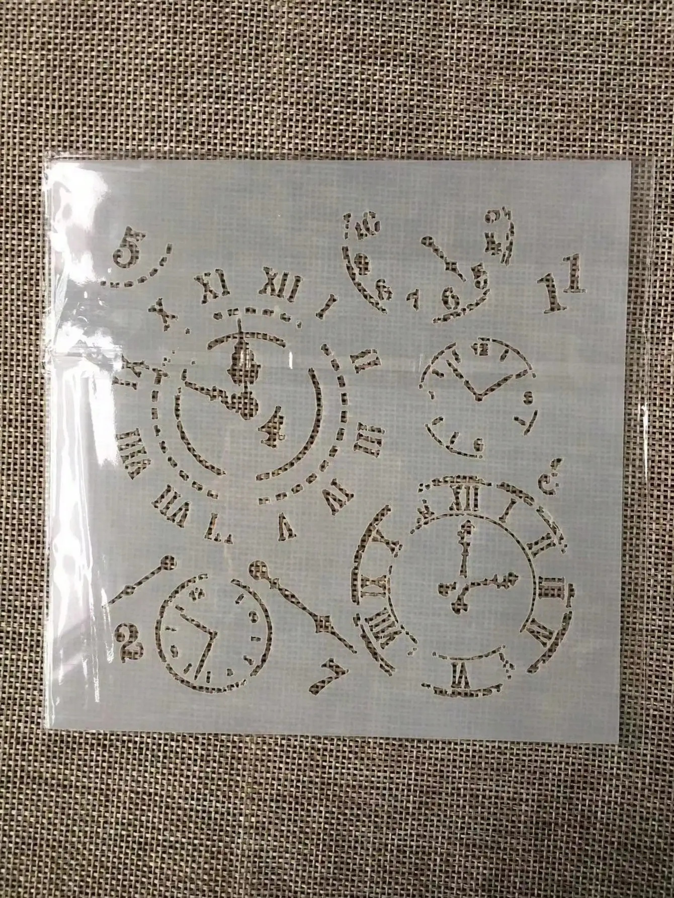 

13cm Clock DIY Layering Stencils Wall Painting Scrapbook Coloring Embossing Album Decorative Template