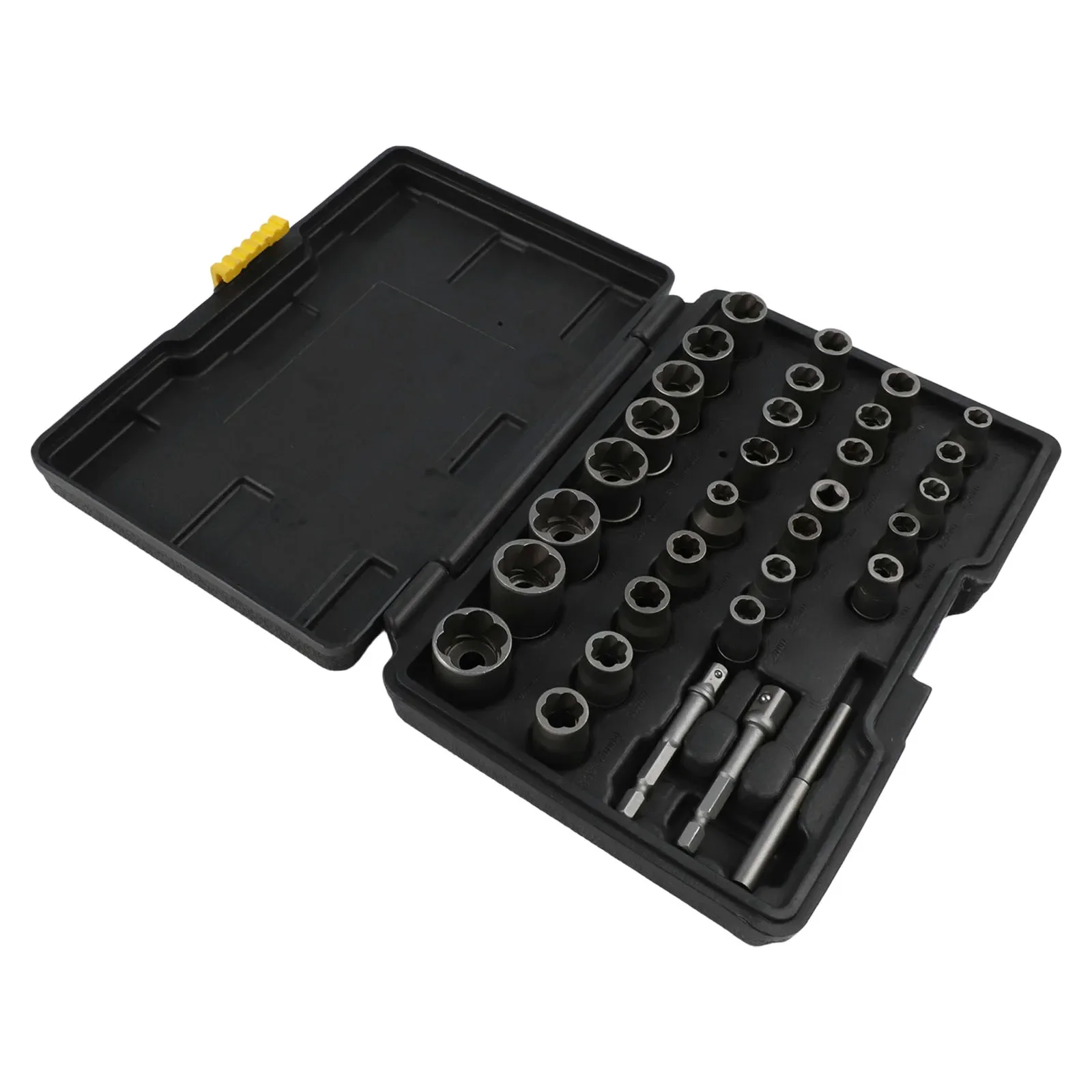 Sophisticated 32 Pcs Stripped Nut Extraction Tool Kit Including Various Adaptable Tools for Efficient Operation on Bolts