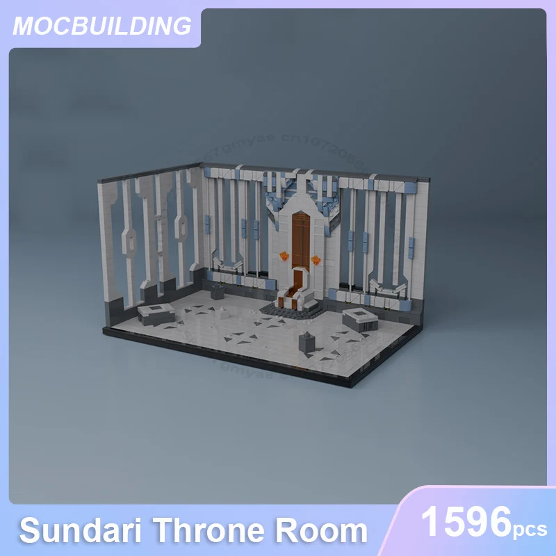 

Sundari Throne Room Diorama MOC Building Blocks DIY Assemble Bricks Creative Educational Space UCS Display Toys Gifts 1596PCS