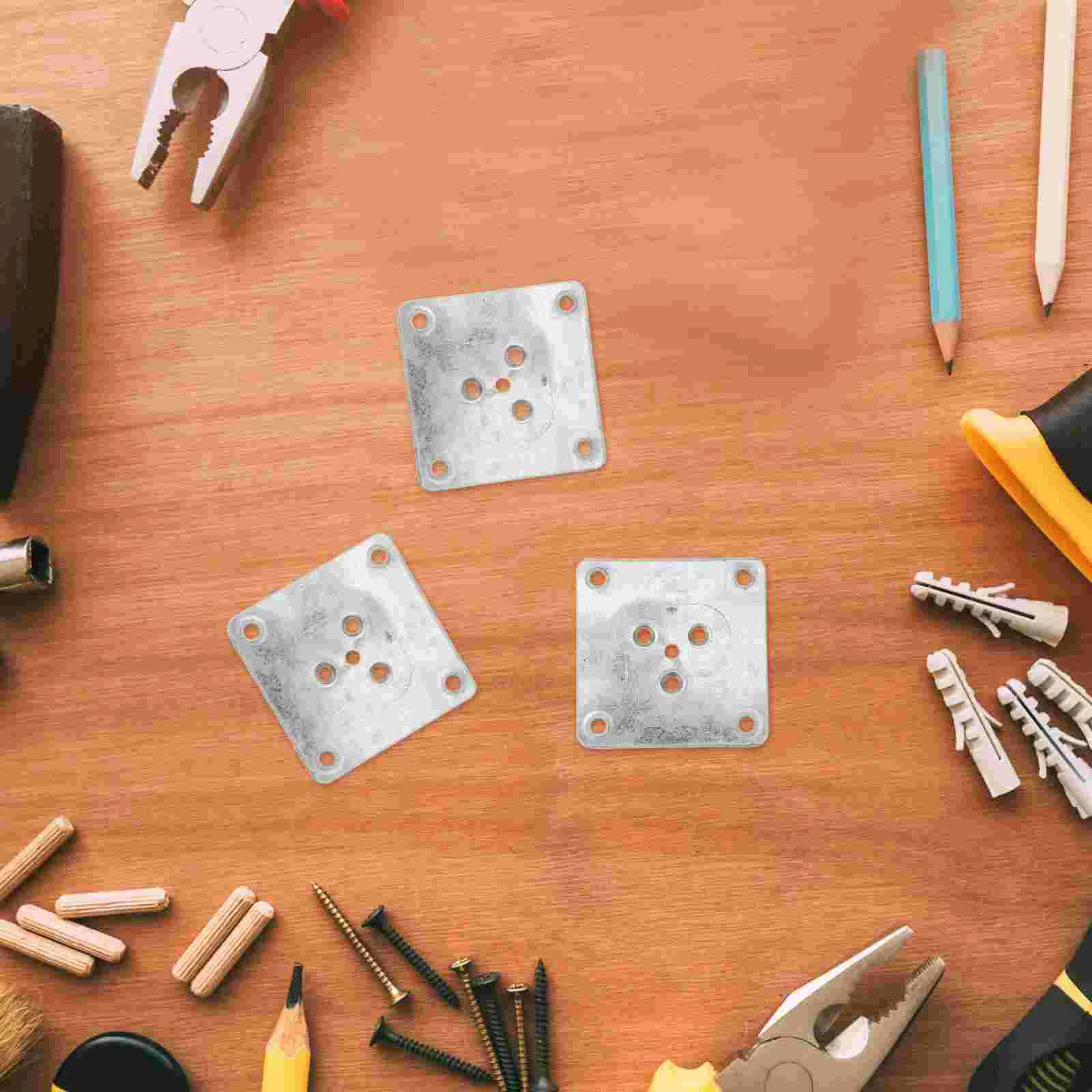 Top Plates for Furniture Legs Attachment Seat Connecting Piece Table Mounting Brackets