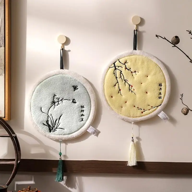 Asciugapiatti Cucina Coralli Tessuto Pile Assorbente A Rapida Asciugatura Con Nappe Ornamentali