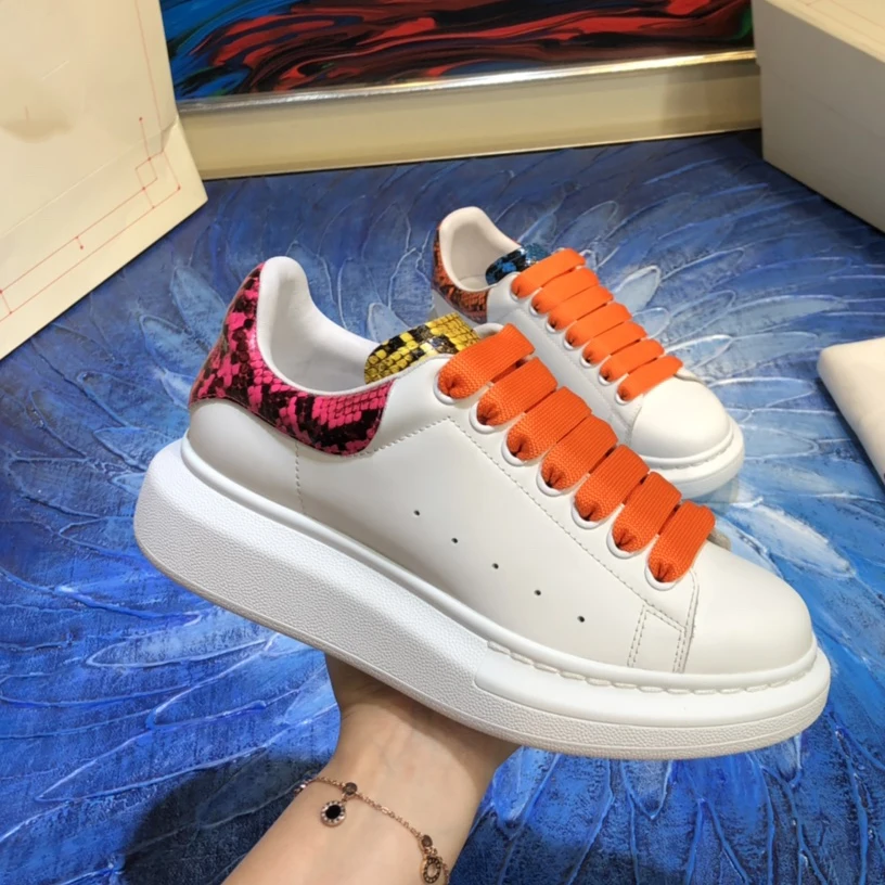 

Top High Quality Womens Trendy Casual Shoes 34-46 Luxury Mens Real Leather Unisex Sneakers Designr Lovers Tide Shoes YN00436