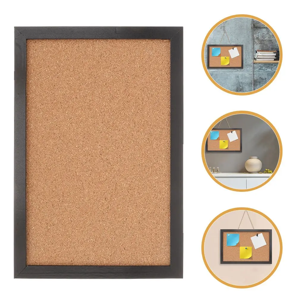 บ้านไร่สไตล์ Bulletin Board ภาพผนังตกแต่ง Memo Board สําหรับ Home Office หัตถกรรมไม้ Pin Notes ภาพ