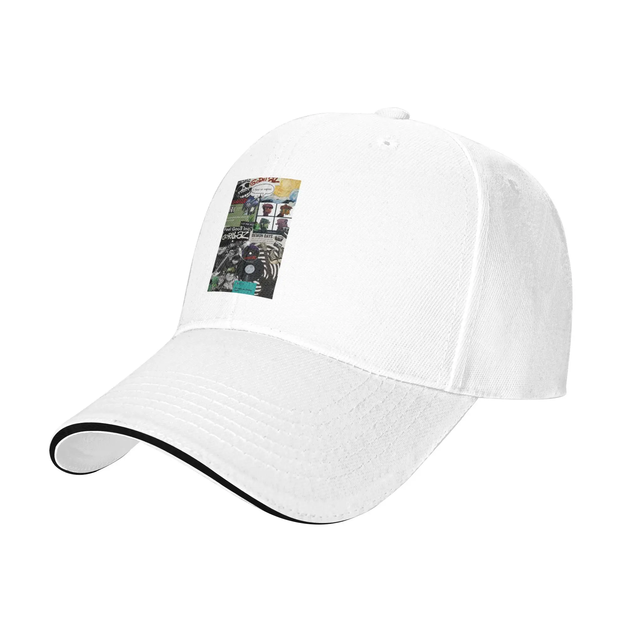 Music Band Gorillaz  Cap Fashion Baseball Caps Adjustable Hat Hip Hop Summer Unisex Baseball Hats Customizable Polychromatic