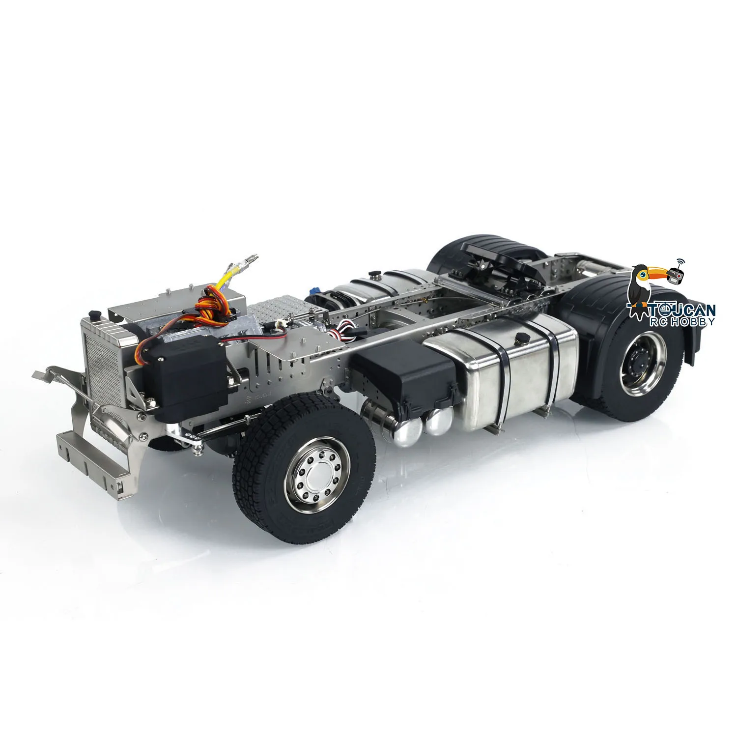 

4x4 RC 1/14 Scale Metal Chassis 3 Speeds Differential Lock Axles for Remote Control Tractor Truck R620 R730 Car Vehicles Model