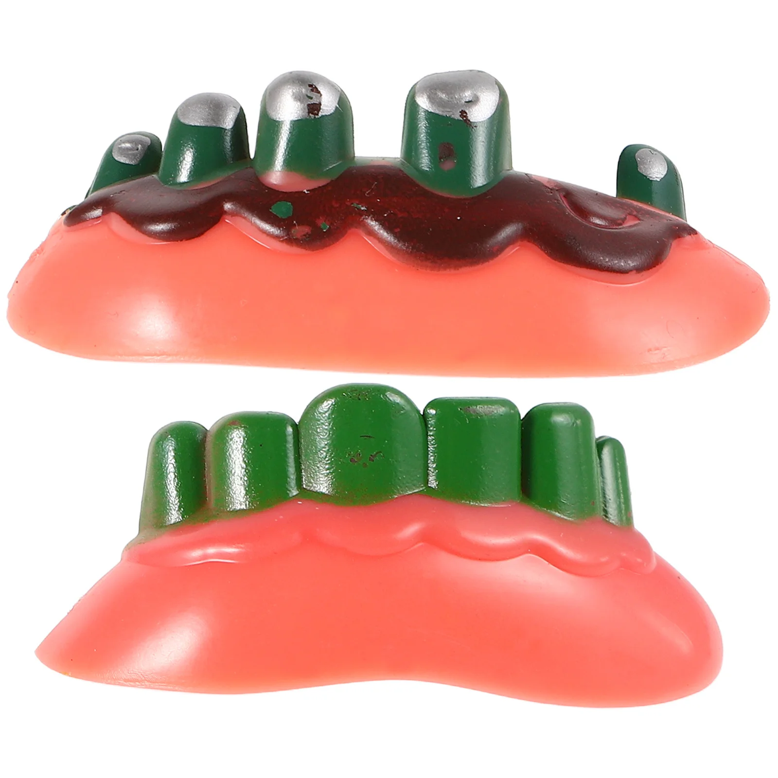 

1Set Halloween Costume Fake Teeth Unique Design Comfortable Fit Reusable Party Props for Cosplay Theme Events Braces Fake