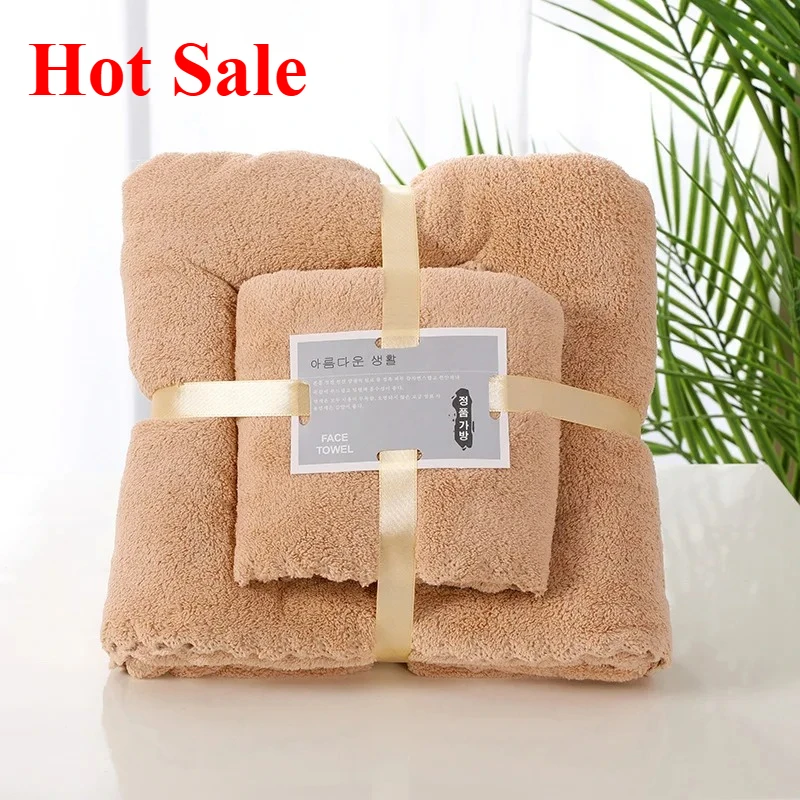 

Hot Sale towel bath towel combination set water absorption and quick drying, household Mother's Day gift, adult bath towel