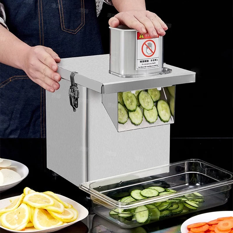 Lightweight stainless steel blade manual fruit slicer, potato and vegetable cutter