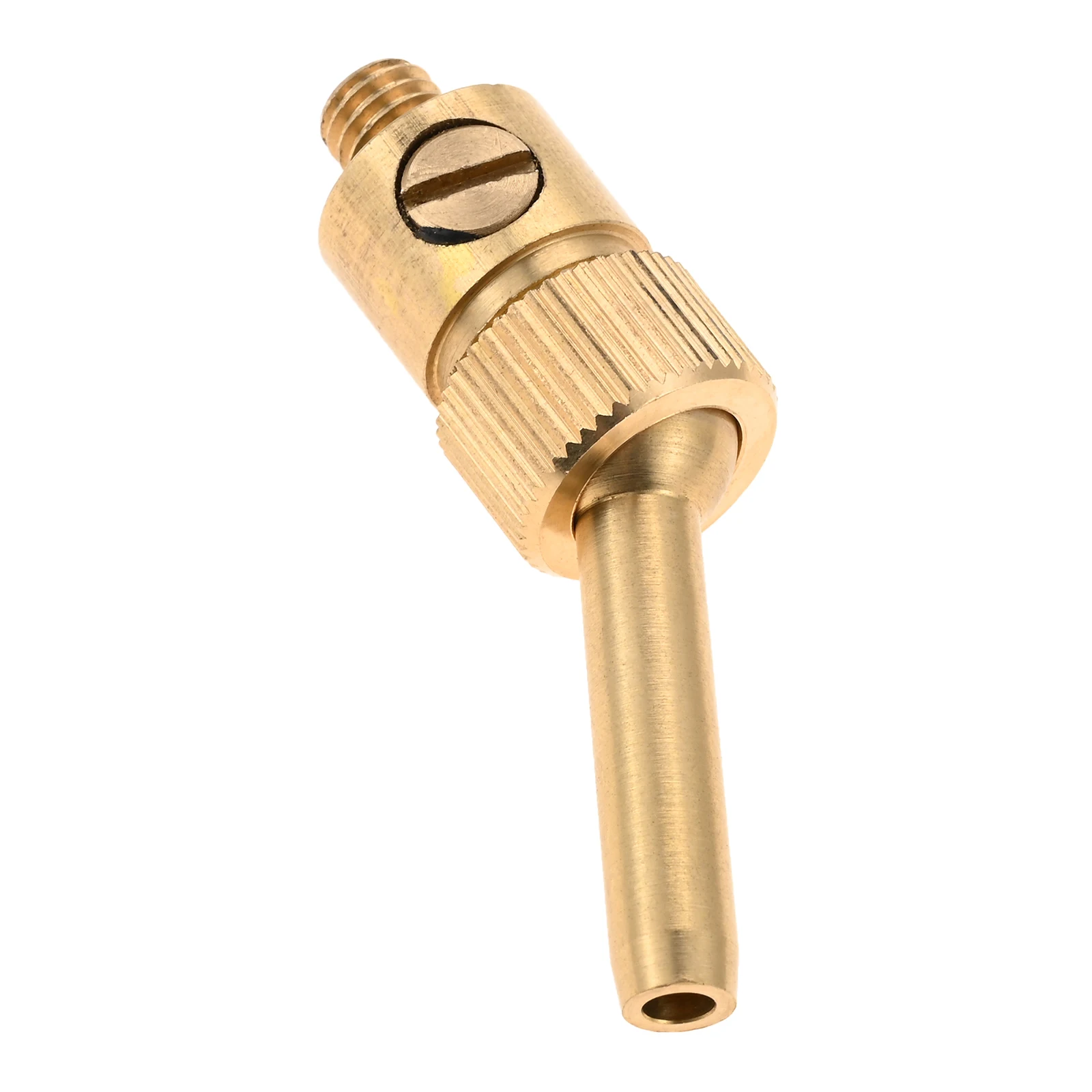 1Pc Brass Fountain Nozzle M8 for Garden Pond Adjustable Straight Water Spray Head 4mm Outlet 0-3.5m Height Corrosion Resistant