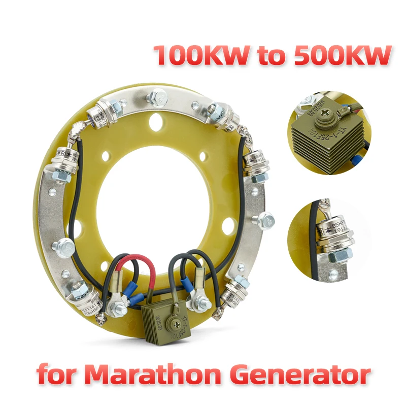 

Diode Surge Suppressor Rotate Silicon Rectifier Bridge Module 100KW to 500KW for Marathon Generator XT-1-25F10A