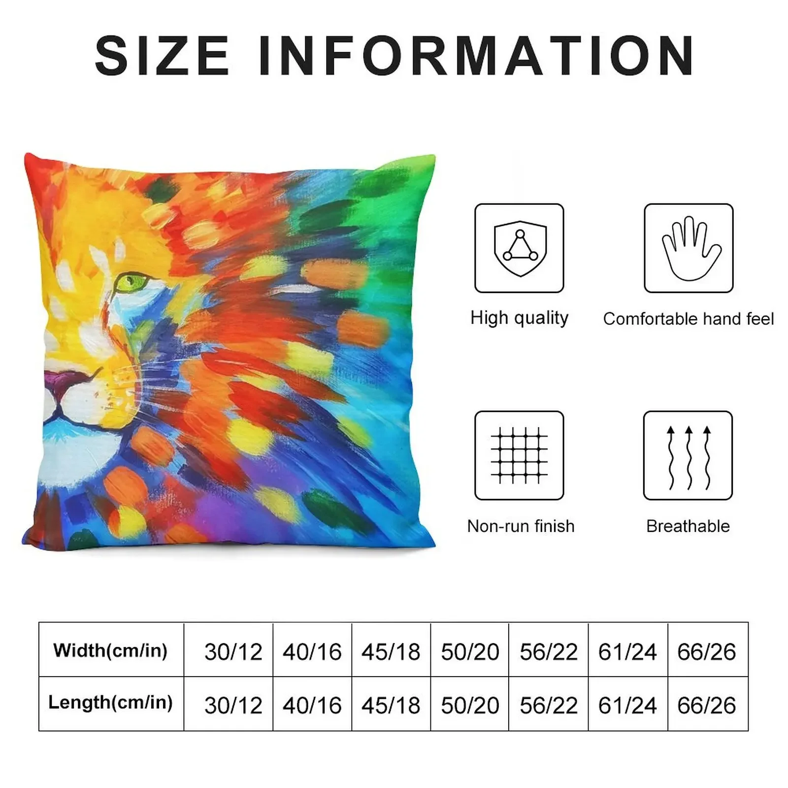 Narnia Tale Lion Aslan Throw Pillow Pillowcases Cushion Covers Sofa sleeping pillows Decorative Cushion Cover pillow