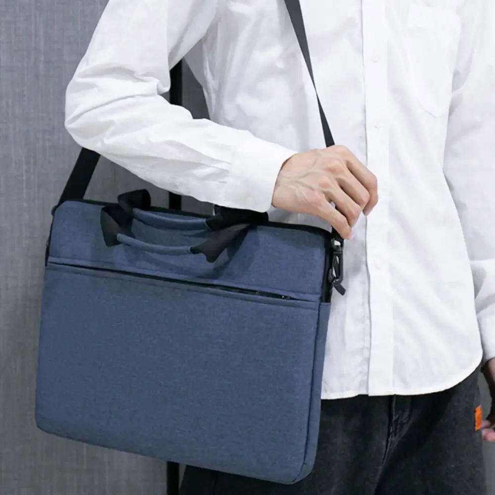 

Universal Shockproof Laptop Sleeve Case Ultra Thin Business Laptop Handbag Fashion Large Capacity Shoulder Bag