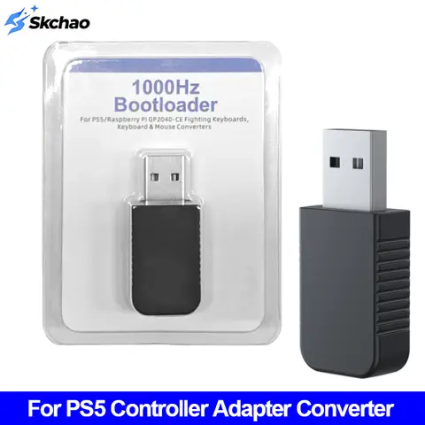 For PS5 Controller Adapter Converter Game Activator 1000HZ USB Plug & Play Arcade Joystick Converter for PS5 Game Consoles