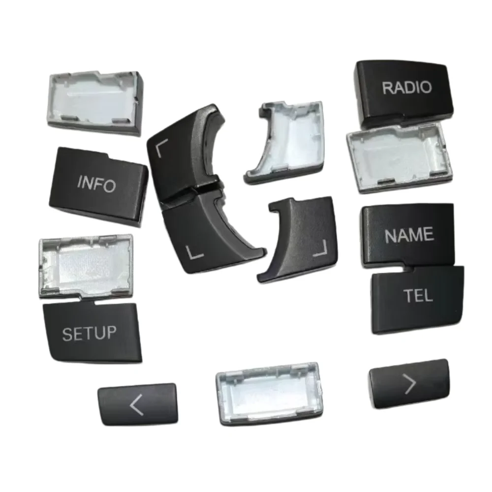 Central control Gear Shift Panel Multimedia Button switch Cover For Audi A6 C6 2005-2011