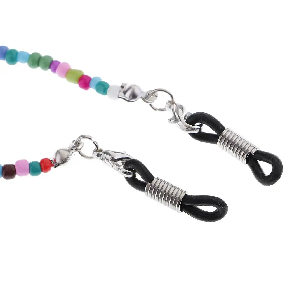 حامل النظارات حزام تثبيت النظارات، سلسلة مطرزة للنظارات الشمسية للأنشطة الخارجية