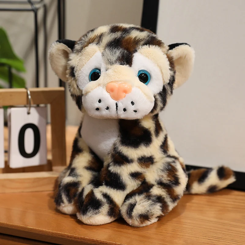 

Leopard Plush Toy Soft Stuffed Animal Doll for Kids And Adults Wild Animal Figurine Toy