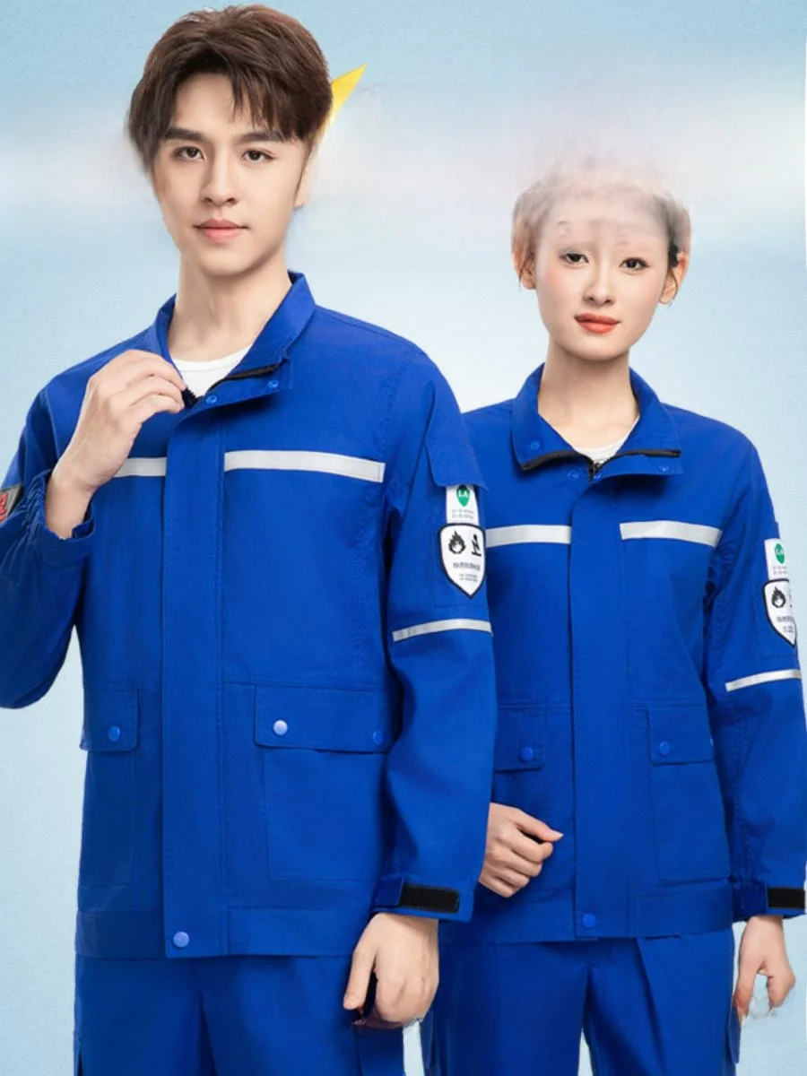 

Мужской летний тонкий хлопковый рабочий костюм: огнестойкий, антистатический, с длинными рукавами, защита от ожогов, для сварки