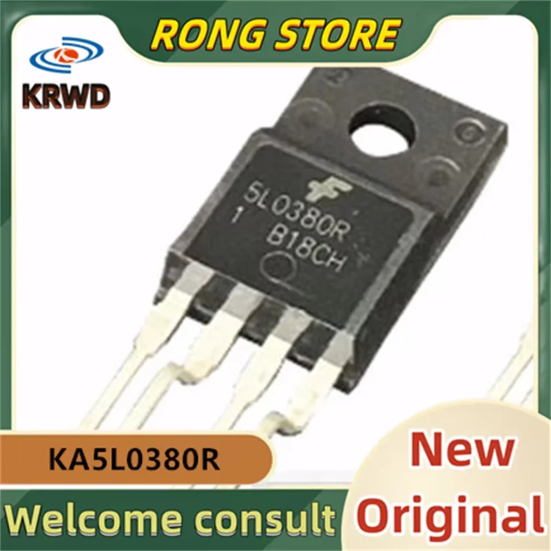 (5PCS) 5L0380R New and Original Chip IC KA5L0380R  KA5L0380  TO-220F-4