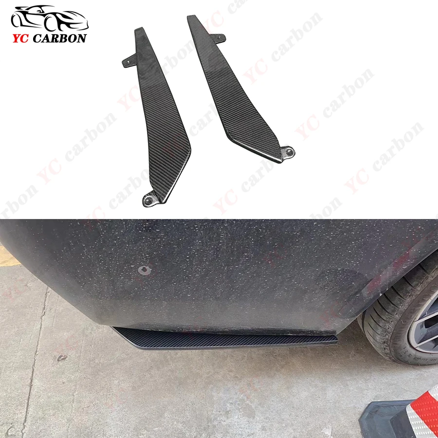 

For BMW 5 Serie M5 G30 G38 F90 High quality Carbon Fiber Rear Bumper Wrap Corner Diffuser Side Spoiler Upgrade Body Kit
