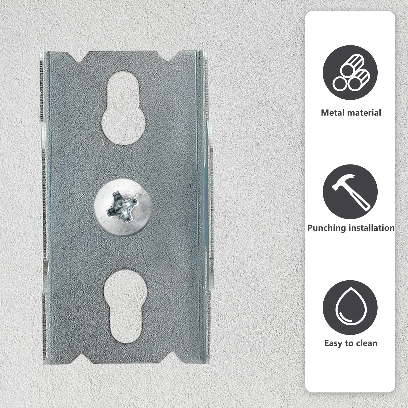 

2 set Curtain Rod Brackets Iron Mounting Supports For Wall Outside Blinds Drapes Hardware Fixtures Home Decor Accessories