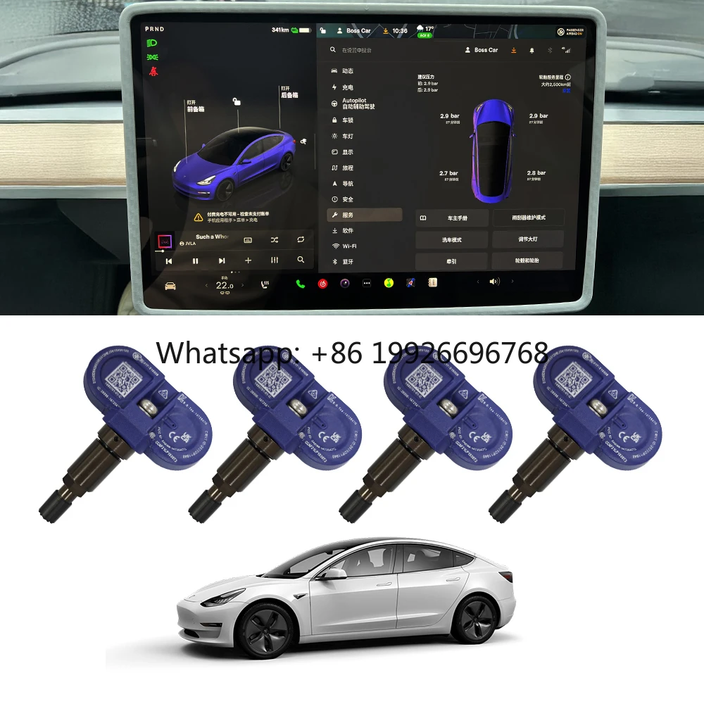 

Новая система контроля давления в шинах (TPMS) от производителя оригинального оборудования, для автомобилей Tesla Model 3, Y, S, X