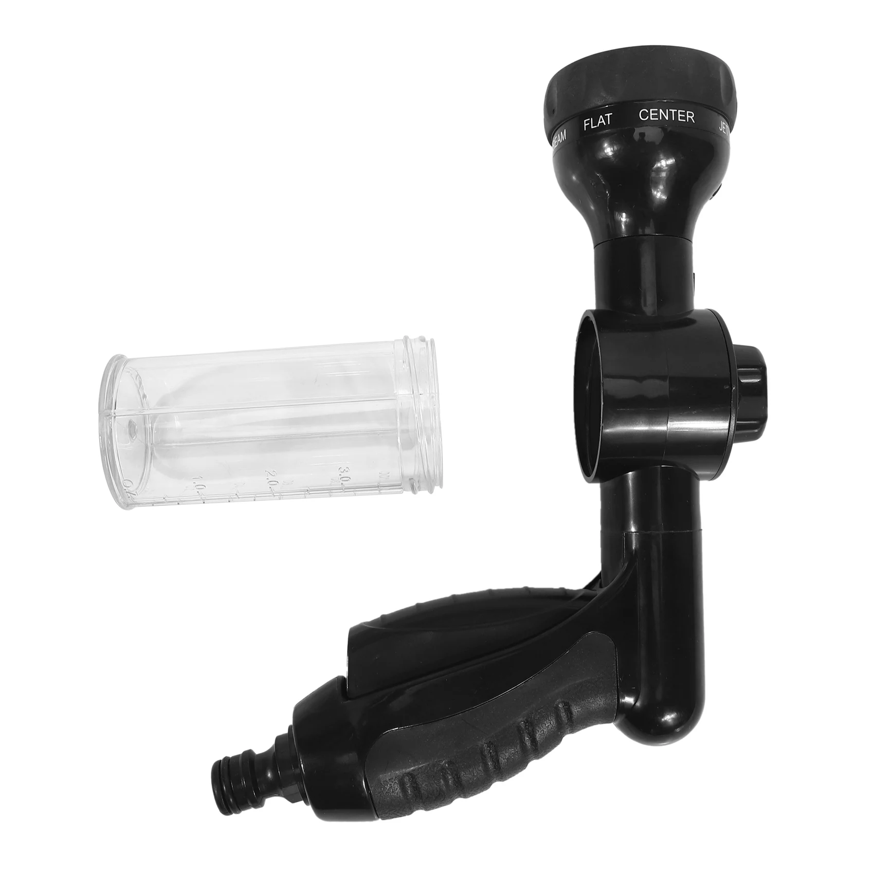 ABQB-Garden Hose Foam Nozzle, 8 Mode Adjustable Foam Sprayer, Car Washer, Water Soap Dispenser, High Pressure Hose Spray Nozzle,