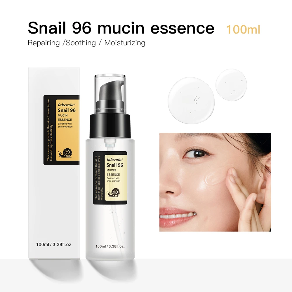 

100ml Korean Snail Mucin 96% Power Anti-aging Fade Fine Lines Repairing Essence Lift Firm Acne Treatment Facial Care Products