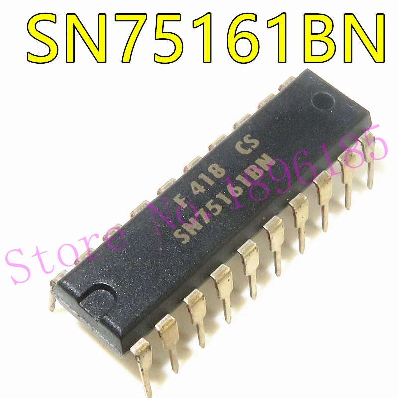 1PCS SN75161BN DIP20 OCTAL GENERAL-PURPOSE INTERFACE BUS TRANSCEIVERS