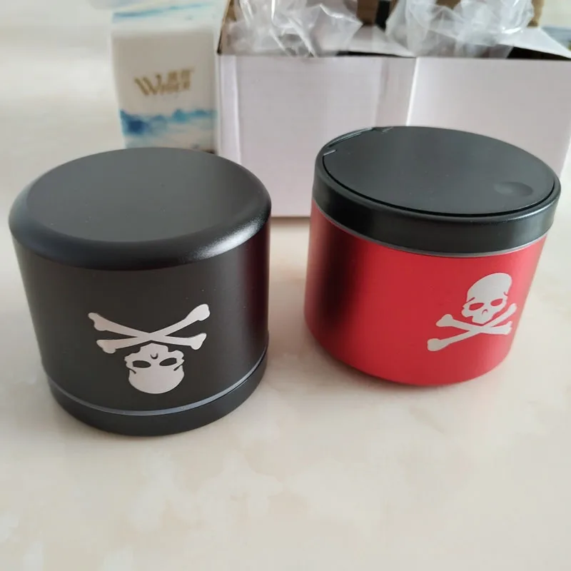 

Premium Press-Type Aluminum Car Ashtray Auto Organizer Multi-Functional Cup Holder Storage Box with Odor-Proof Design