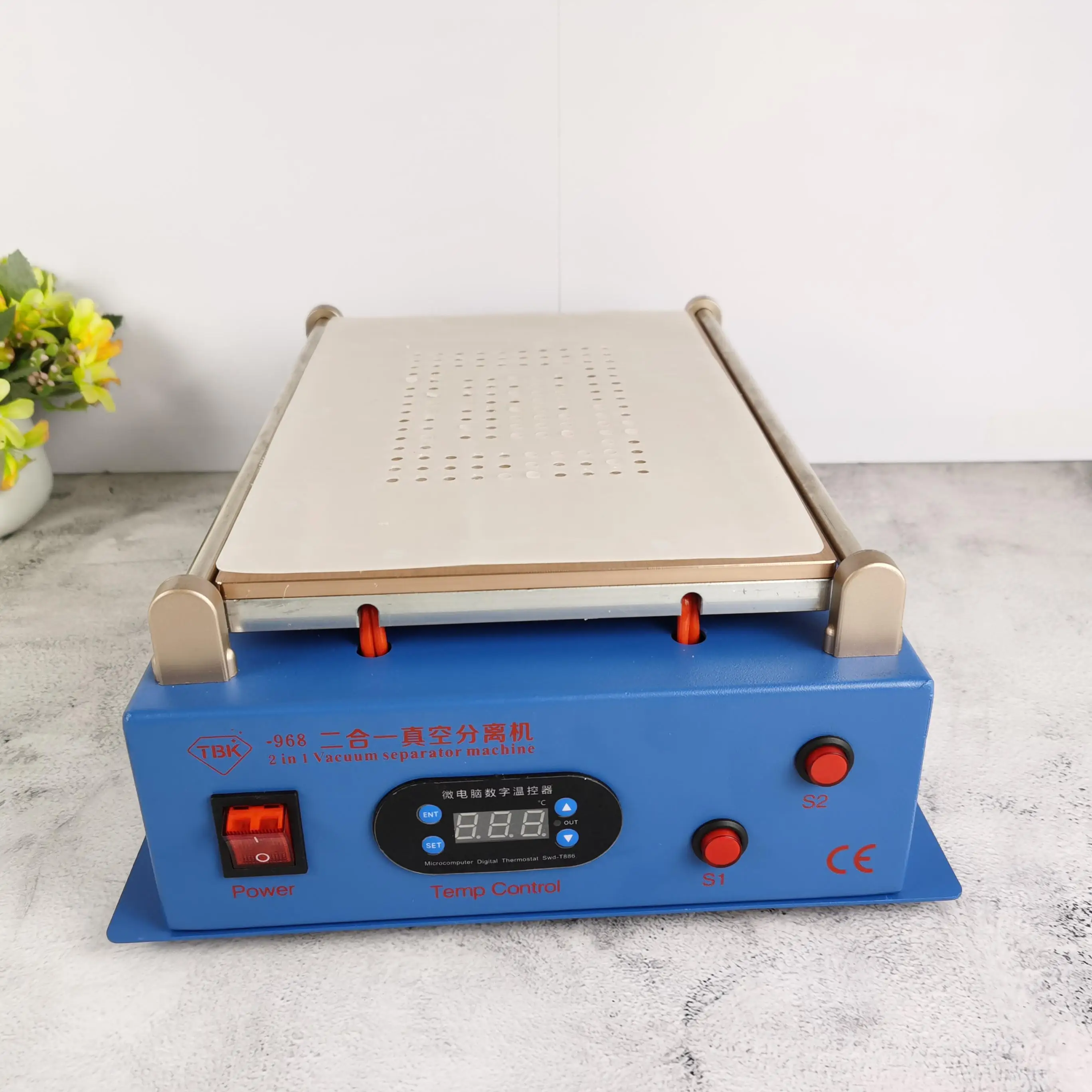 Tbk 968 Fabriek Directe Verkoop 2 In 1 Vacuüm Lcd Separator Voor Mobiele + Lcd-Scherm Reparatie Machine Voor Mobiel