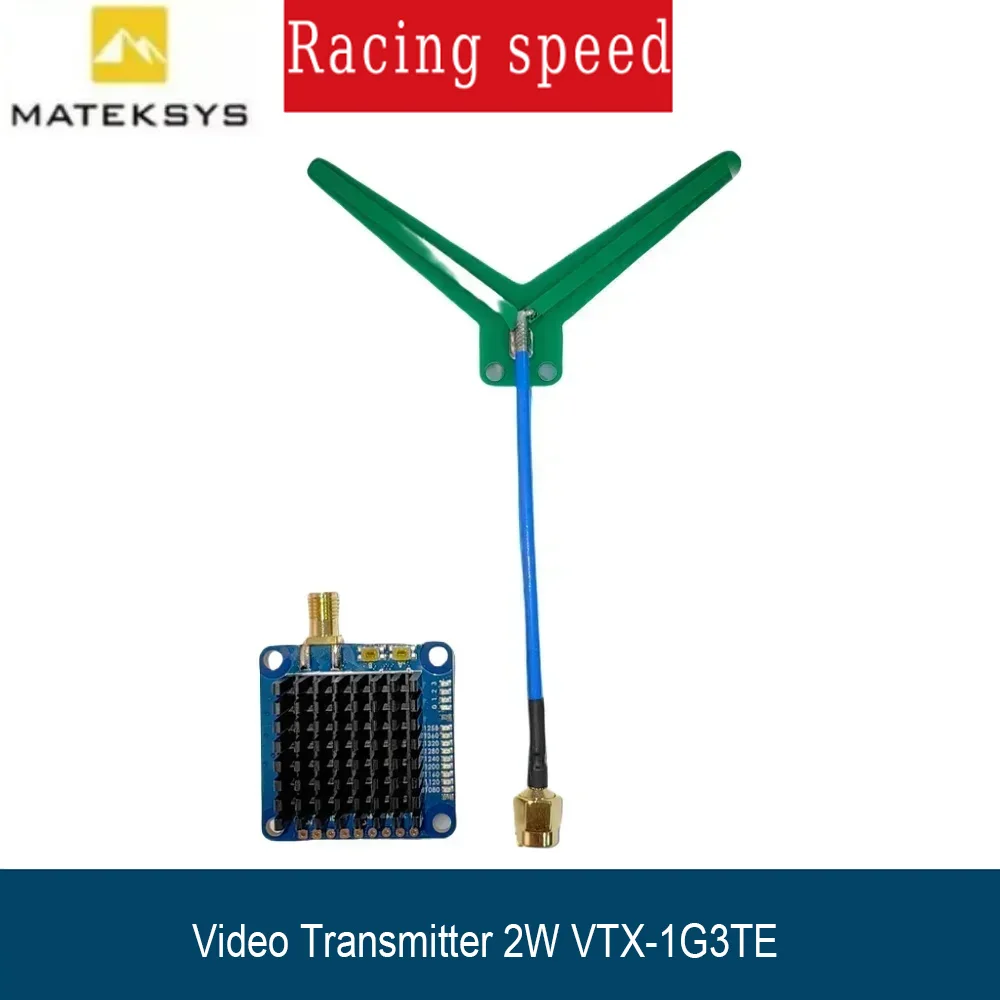 

2W Video Transmitter VTX-1G3TE 1.2GHz 1.3GHz 2000mW 9CH with Tramp VTX Control for FPV Long Range Drones