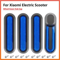 Front Fork Rear Wheel Protection Cover for Xiaomi 1S Pro 2 MI3 Electric Scooter Hub Cap Reflective Protect White Red Blue Shells