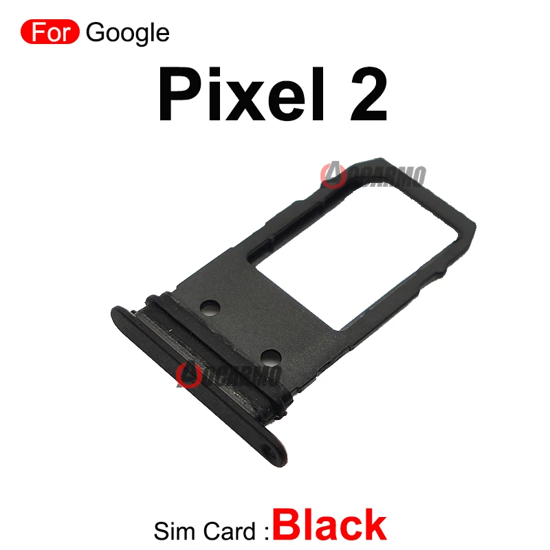 SIM 카드 트레이 슬롯 교체 부품, 구글 픽셀 2 XL 2xl, 블랙 화이트